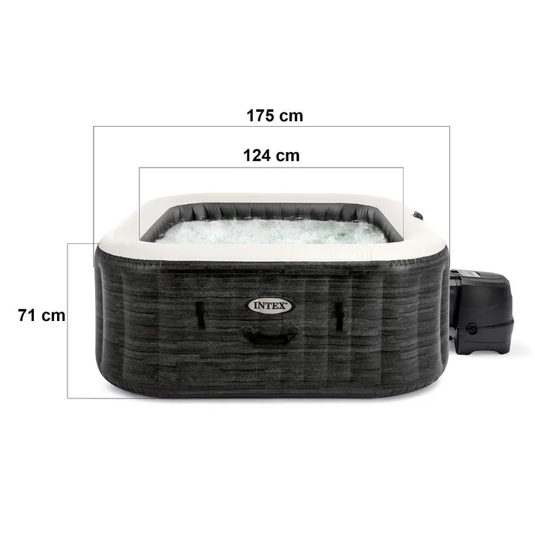 Intex, dmuchane SPA z hydromasażem, 4 osobowe + generator chloru