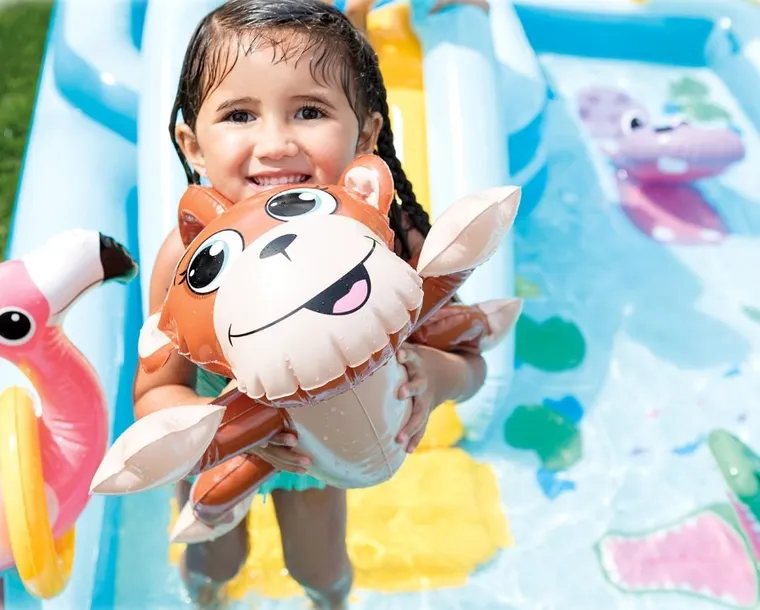 Intex, Dżungla, plac zabaw, dmuchany, 257-216-84 cm