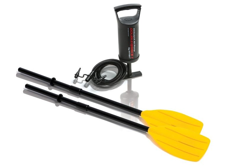 Intex, Explorer PRO 300, ponton, z wiosłami i pompką, 244-117-36 cm