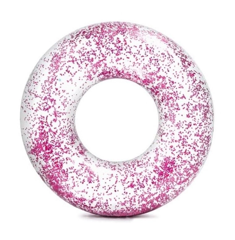 Intex, koło nadmuchiwane z drobinkami brokatu