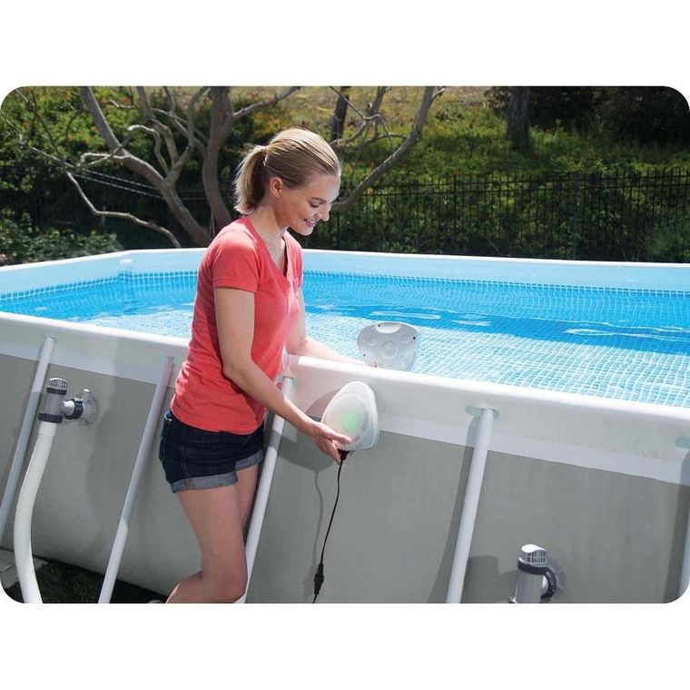 Intex, magnetyczna lampa basenowa LED