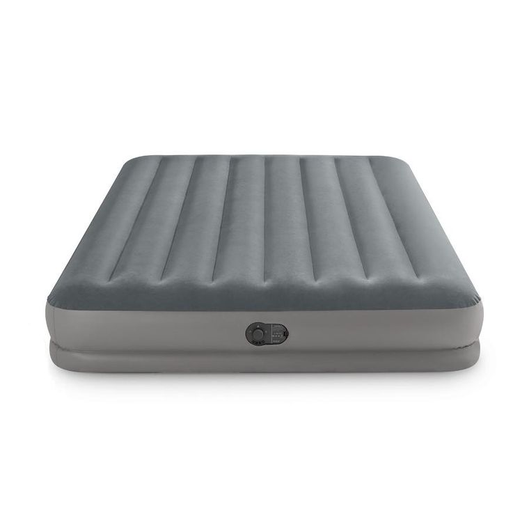 Intex, materac dmuchany z wbudowaną pompką elektryczną, 203-152-30 cm