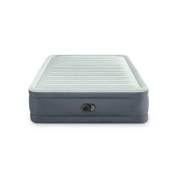 Intex, materac dmuchany z wbudowaną pompką elektryczną, 203-152-46 cm