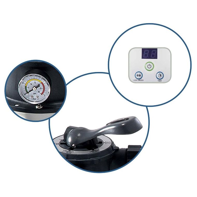 INTEX, pompa filtrująca, piaskowa + kulki filtracyjne, 5700 l/h, 26644