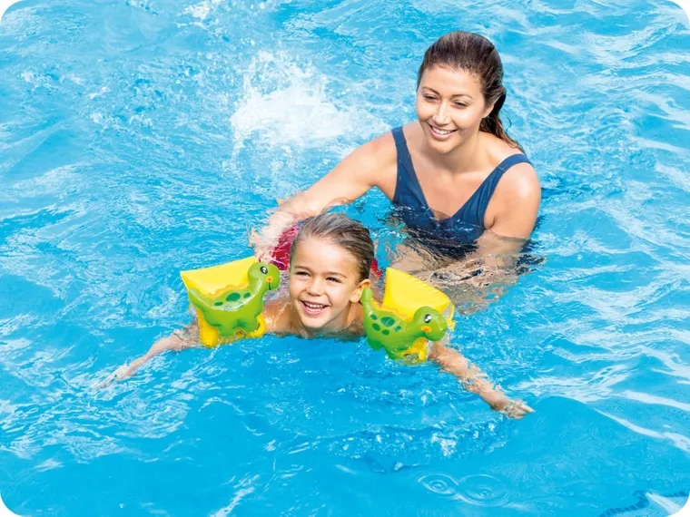 Intex, Rękawki do pływania dla dzieci, dinozaur, 23-20 cm