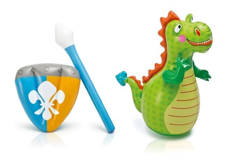 Intex, Zamek Fantasy, plac zabaw, 185-152-107 cm