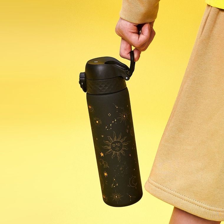 ION8, Astrologia, bidon z ustnikiem, czarny, 500 ml