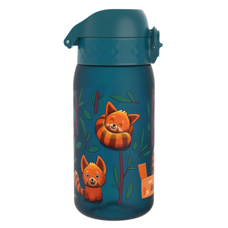 Ion8, Czerwona Panda, bidon z ustnikiem, morski, 350 ml