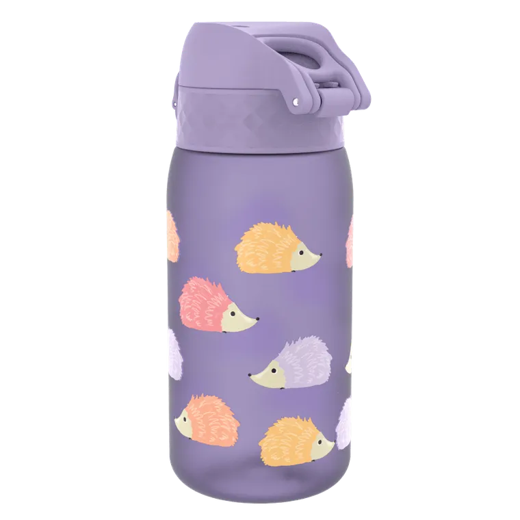 Ion8, Jeżyki, bidon z ustnikiem, fioletowy, 350 ml