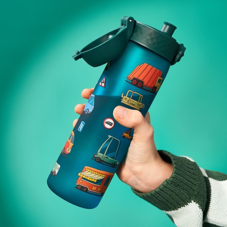 Ion8, Samochody, bidon z ustnikiem, morski, 500 ml