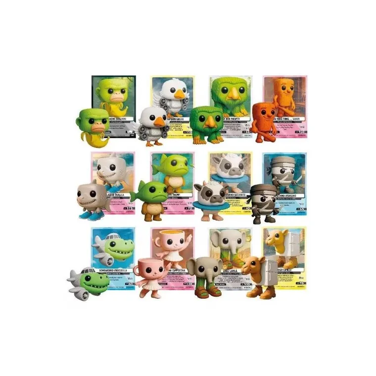 Italian Brainrot, Alfa, saszetka z kartą kolekcjonerską i breloczkiem