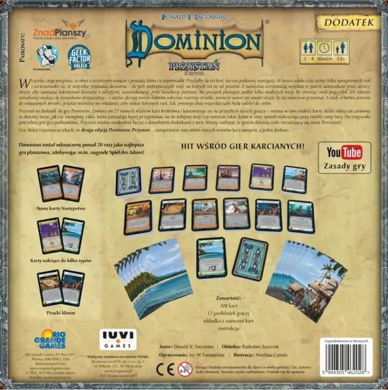 IUVI Games, Dominion: Przystań (druga edycja), dodatek do gry
