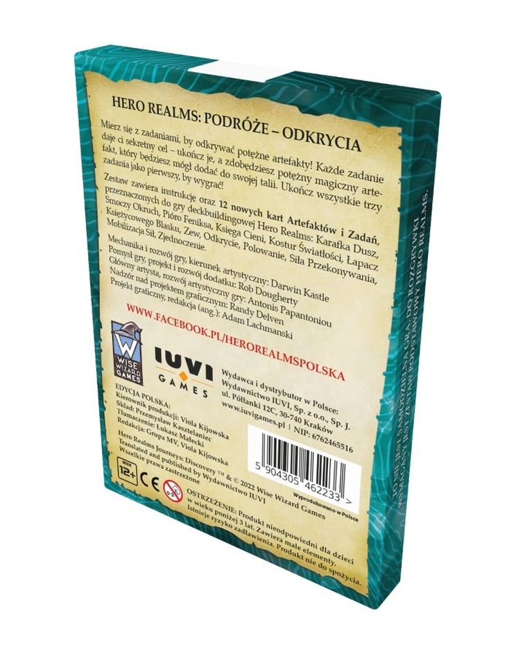 IUVI Games, Hero Realms, Podróże, Odkrycia, dodatek do gry
