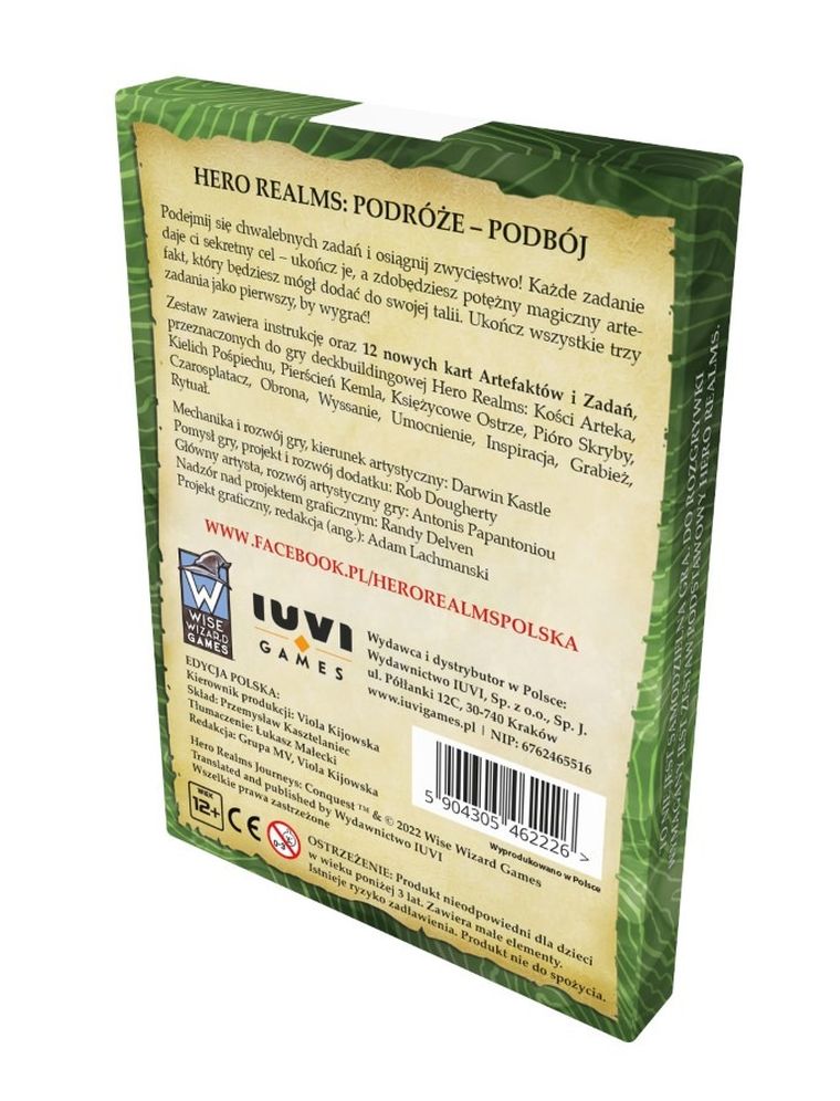 IUVI Games, Hero Realms, Podróże, Podbój, dodatek do gry
