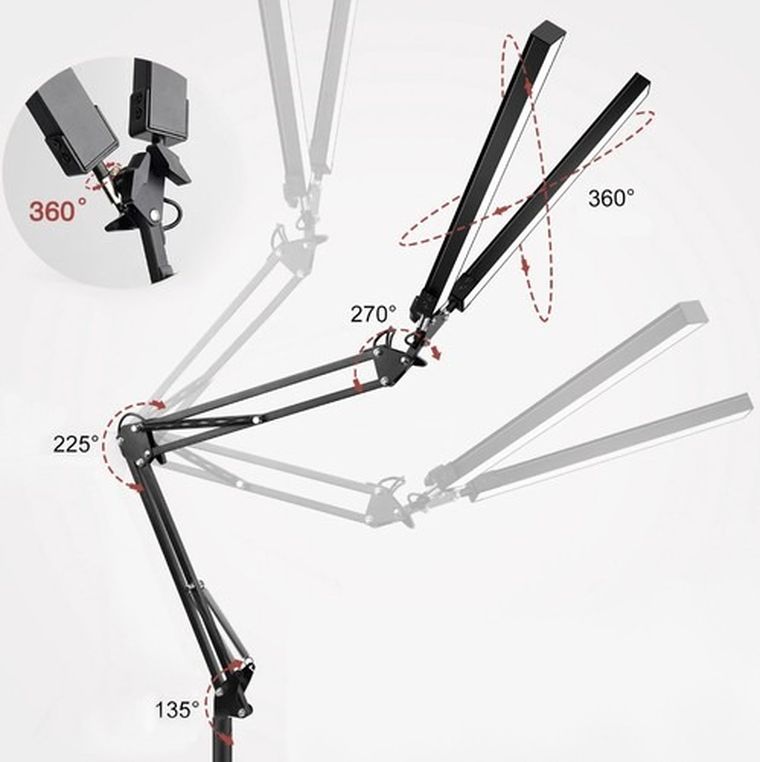 Izoxis, lampka biurkowa, kreślarska