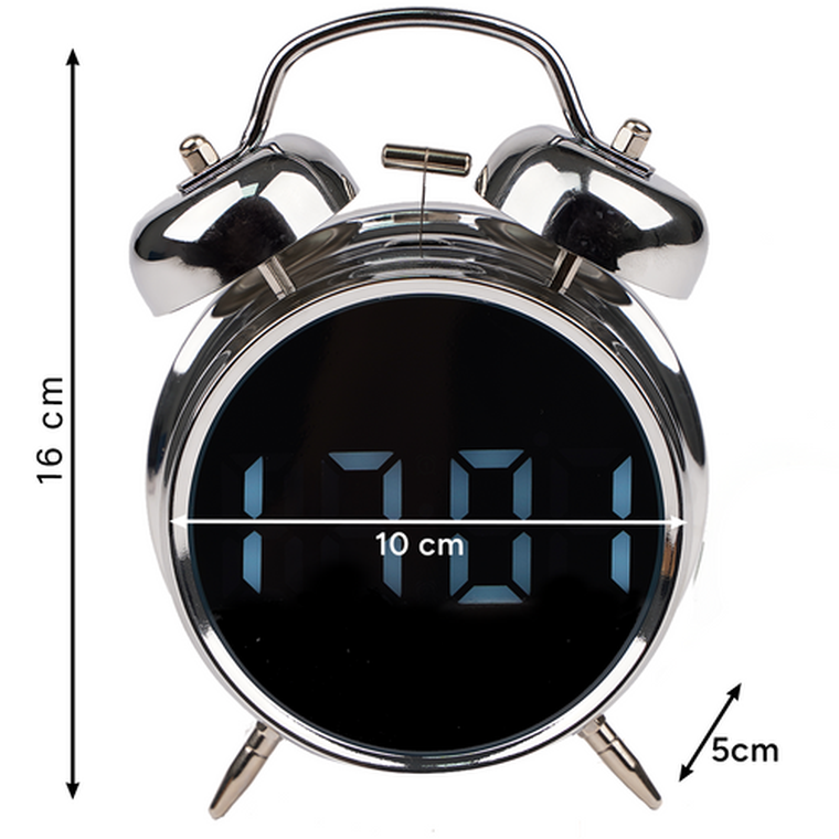 Izoxis, zegar cyfrowy z budzikiem