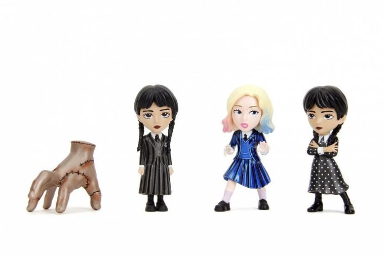 Jada Toys, Wednesday, zestaw figurek metalowych, 4 szt.