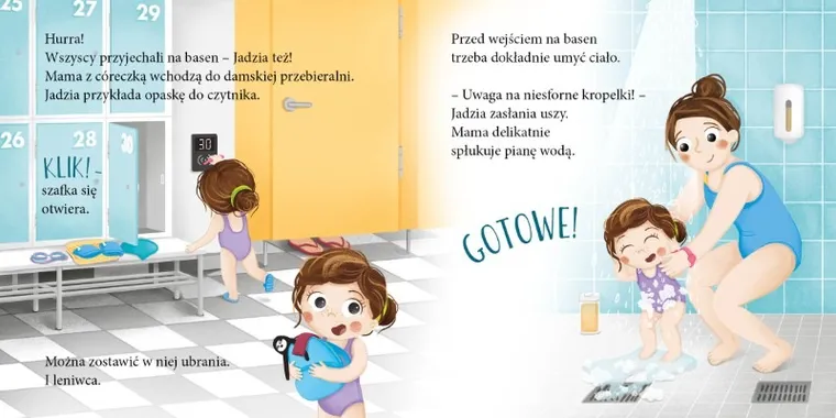 Jadzia Pętelka idzie na basen