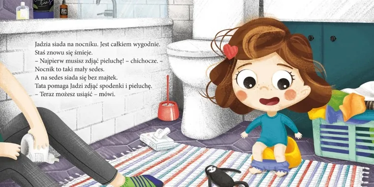 Jadzia Pętelka robi siku