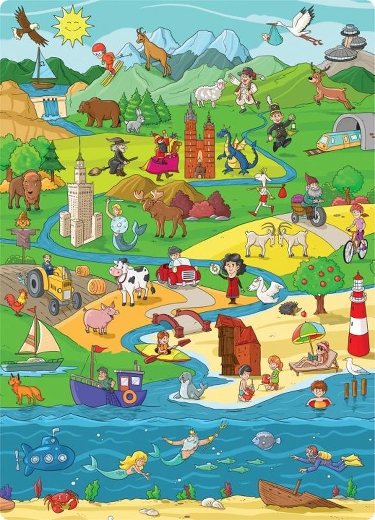 Jako, Polska, Od Baltyku Do Tatr, puzzle, 70 elementów