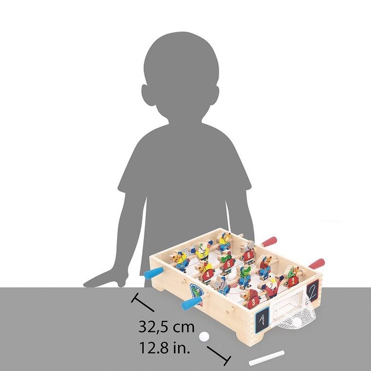 Janod, Applepop, Mini hokej, gra zręcznościowa, drewniana