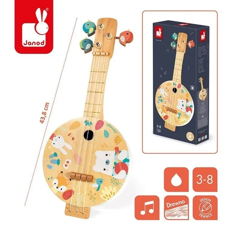 Janod, Banjo Pure, drewniany instrument
