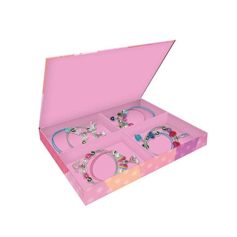 Janod, Bransoletki szczęścia, zestaw kreatywny do tworzenia biżuterii