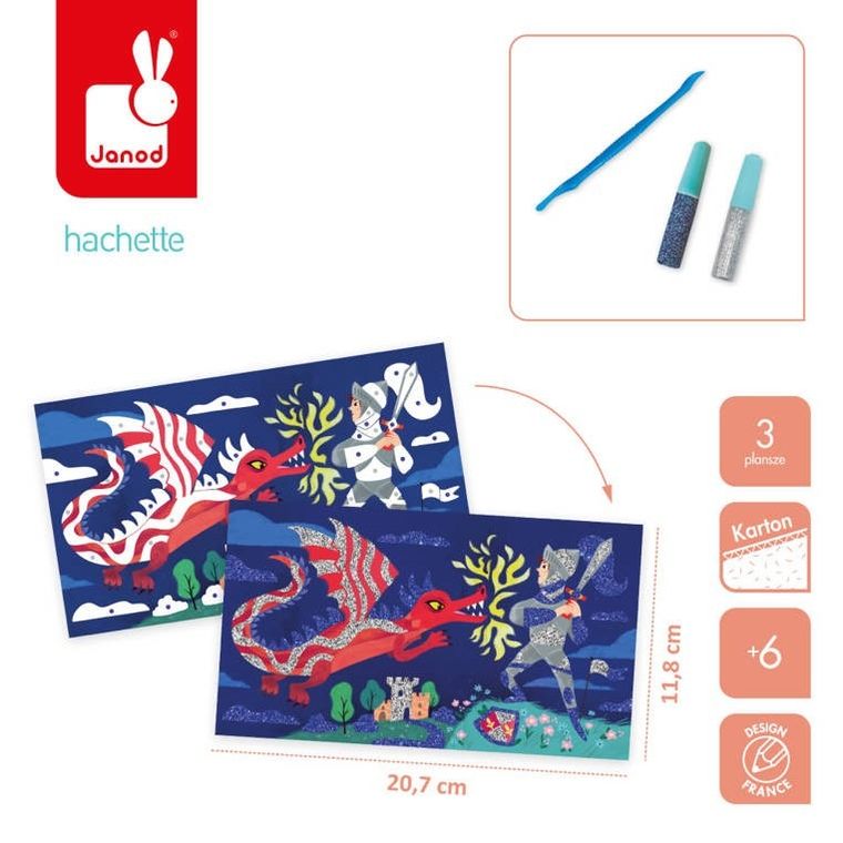 Janod, Brokat Bohaterowie, zestaw kreatywny