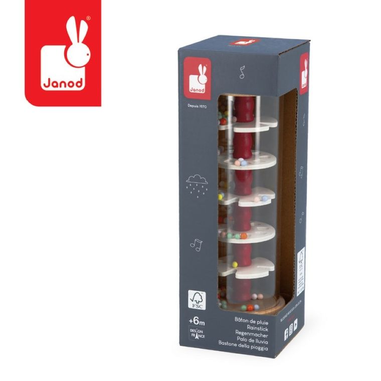 Janod, Confetti, kij deszczowy, grzechotka,
