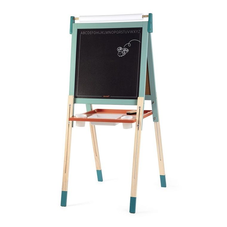 Janod, duża drewniana tablica ewolucyjna, z 14 akcesoriami