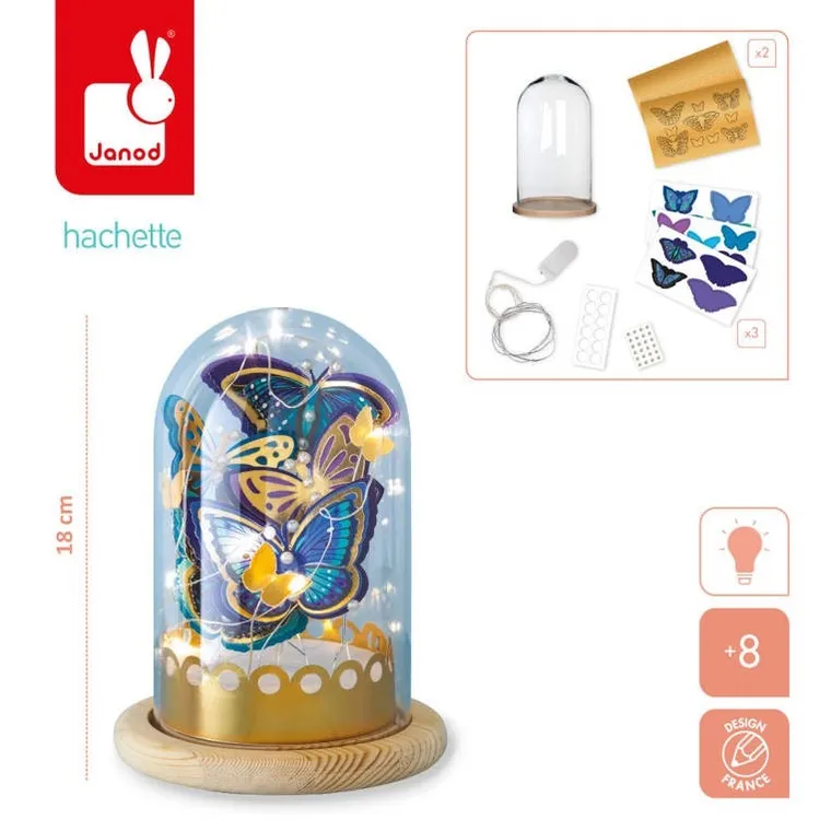 Janod, Lampka, motyle, zestaw kreatywny