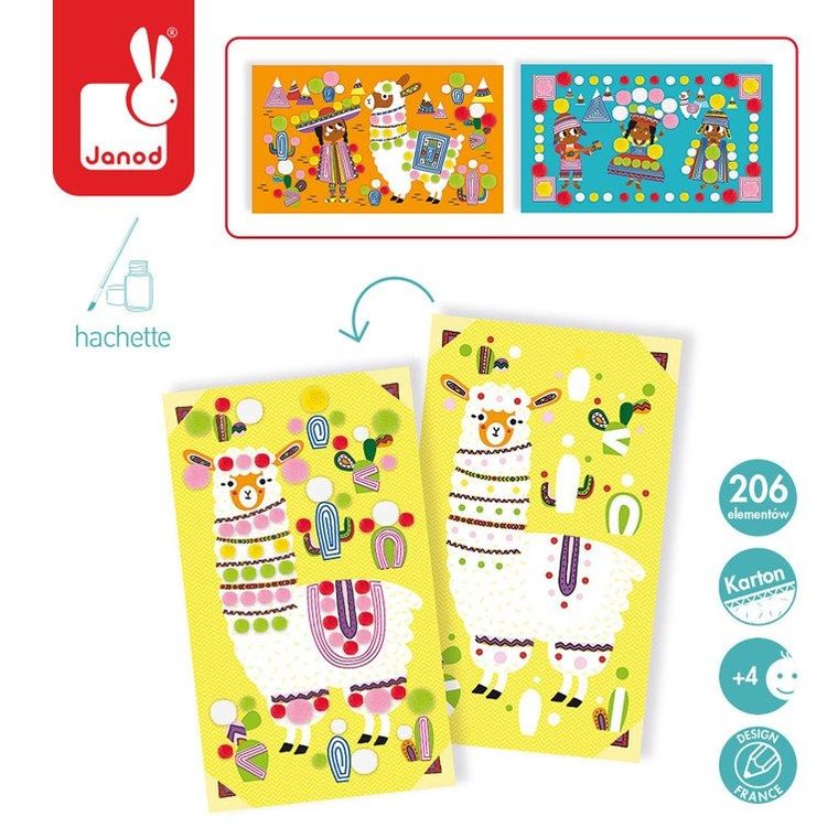 Janod, lamy, pompony