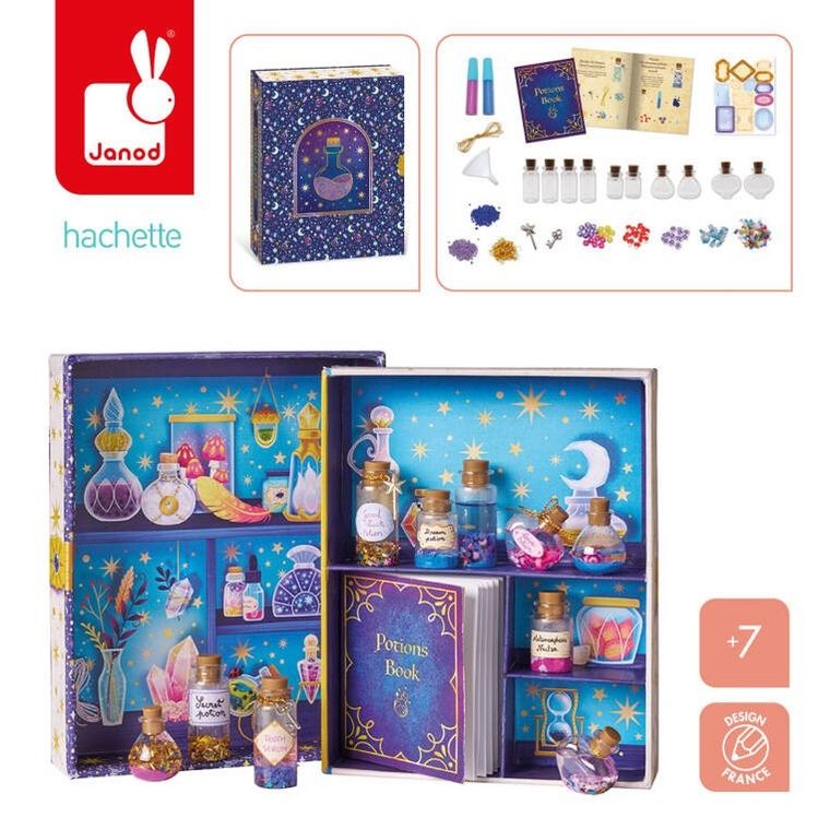 Janod, Magic School, magiczne mikstury, zestaw kreatywny,7+