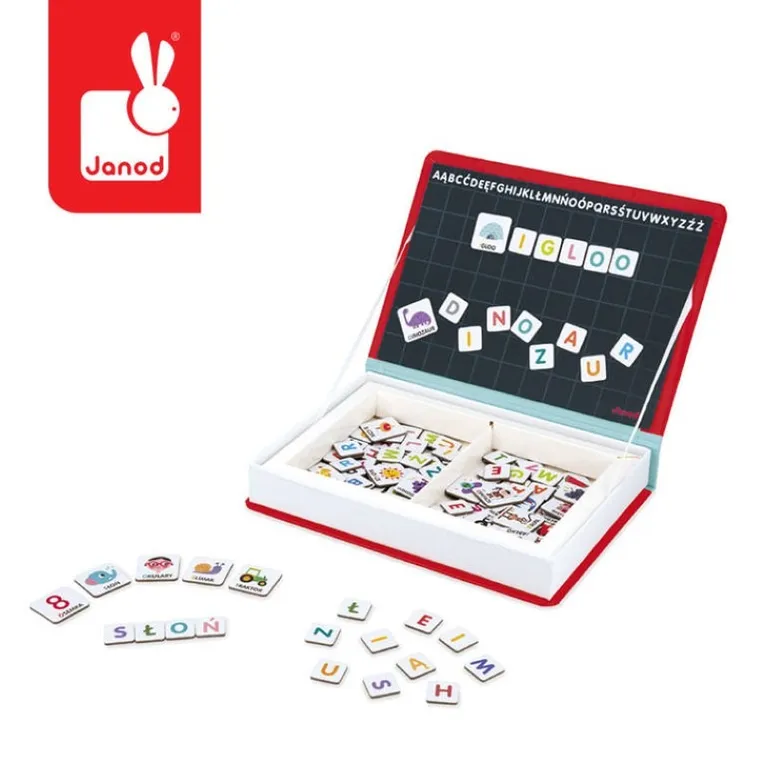 Janod, Magneti’book, Polski Alfabet, magnetyczna układanka