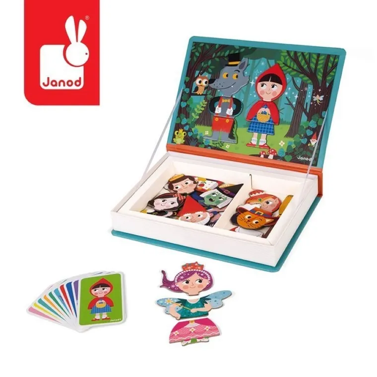 Janod, Magneti’book, Świat baśni, magnetyczna układanka