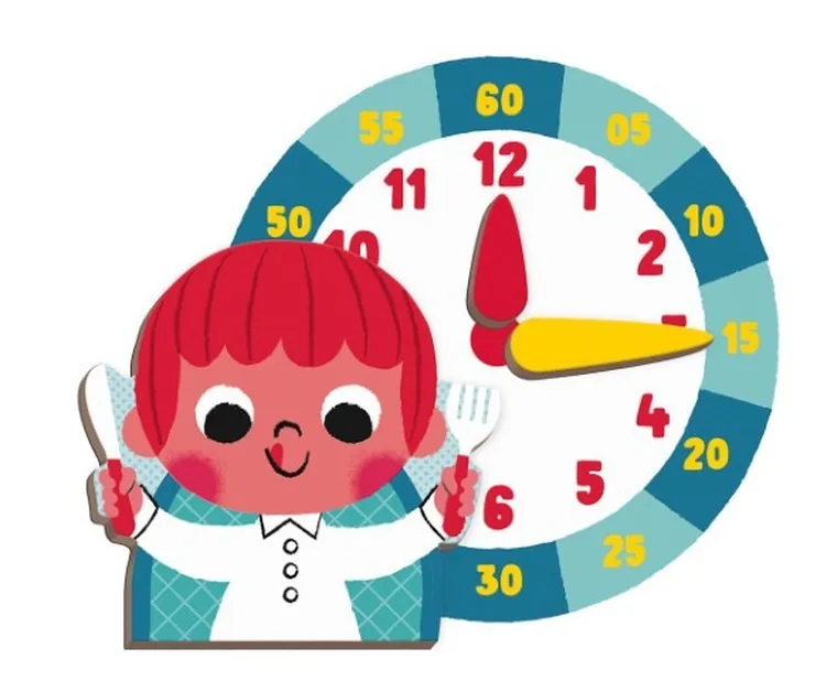 Janod, Magneti’book, Uczę się zegarka, magnetyczna układanka