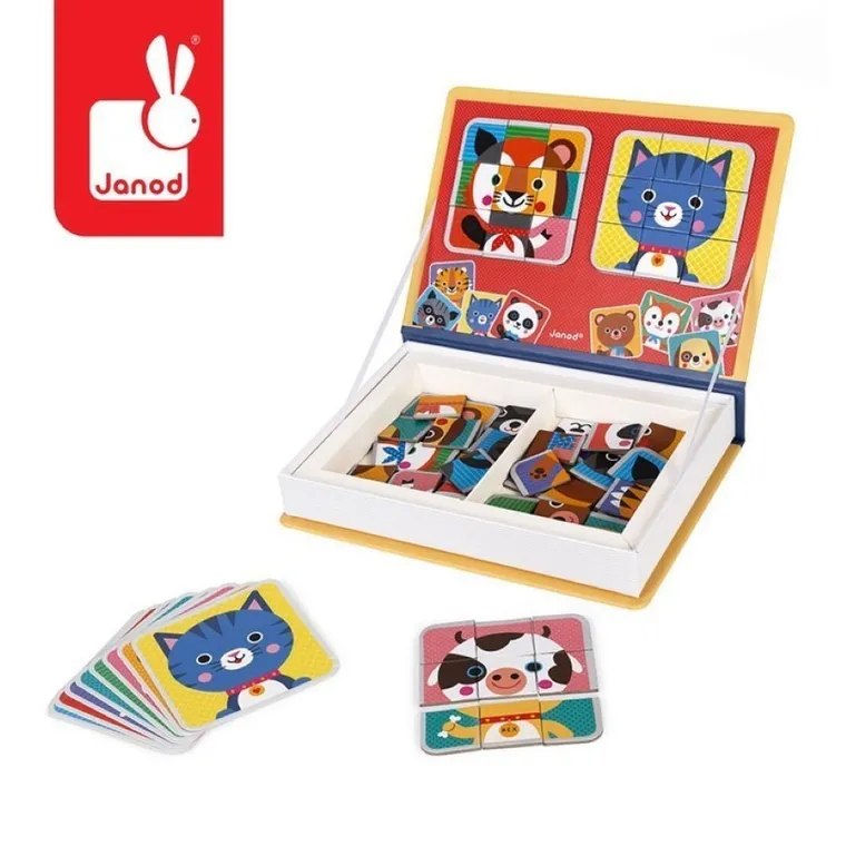 Janod, Magneti’book, Zwierzątka, magnetyczna układanka