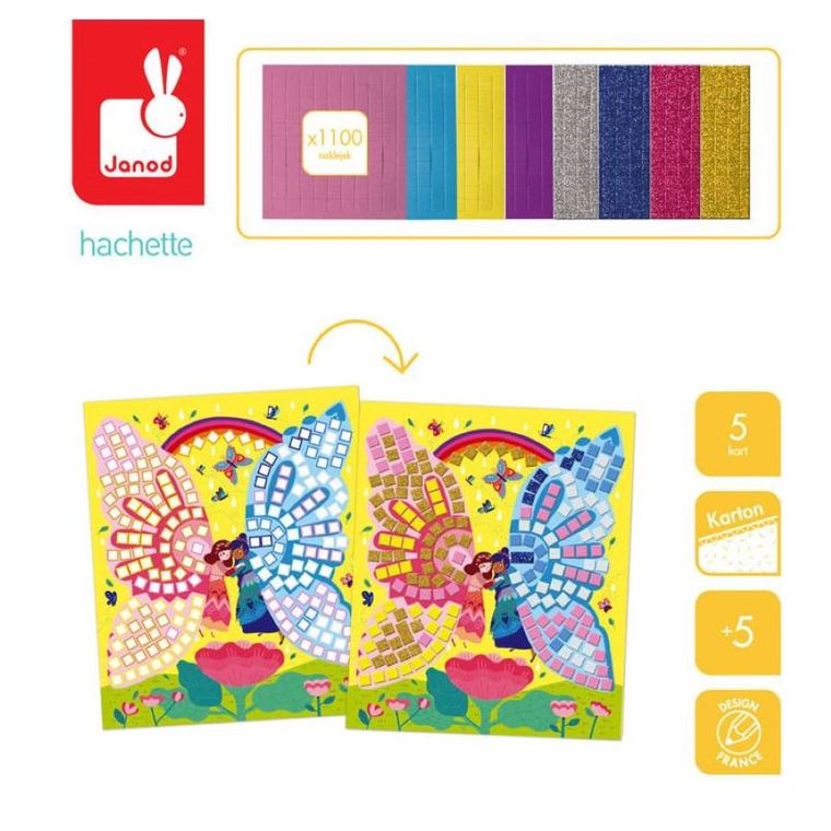 Janod, Mozaika, Wróżki, zestaw kreatywny