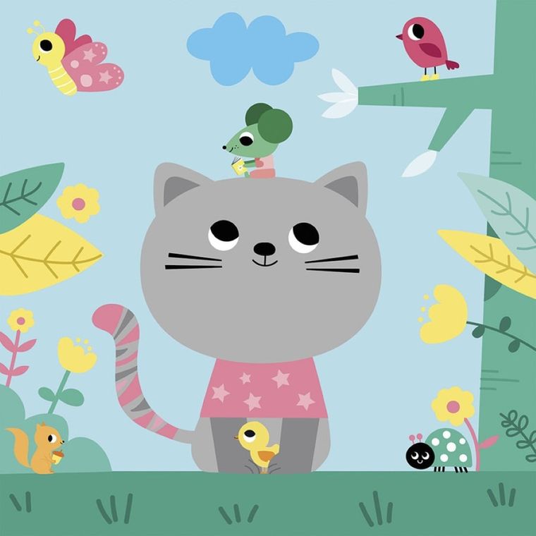 Janod, My arts & crafts, zestaw kreatywny, kolorowanka wodna