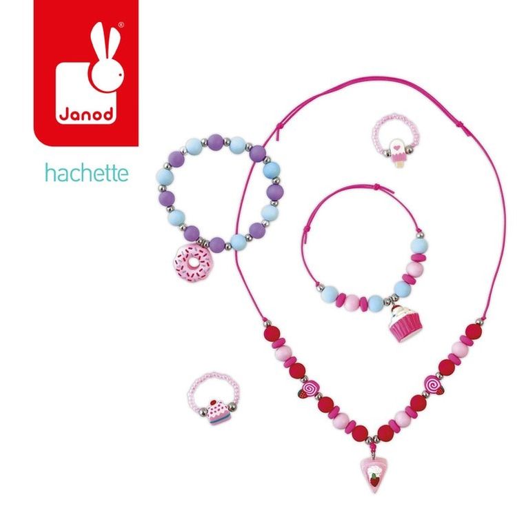 Janod, Słodkości, zestaw do tworzenia biżuterii