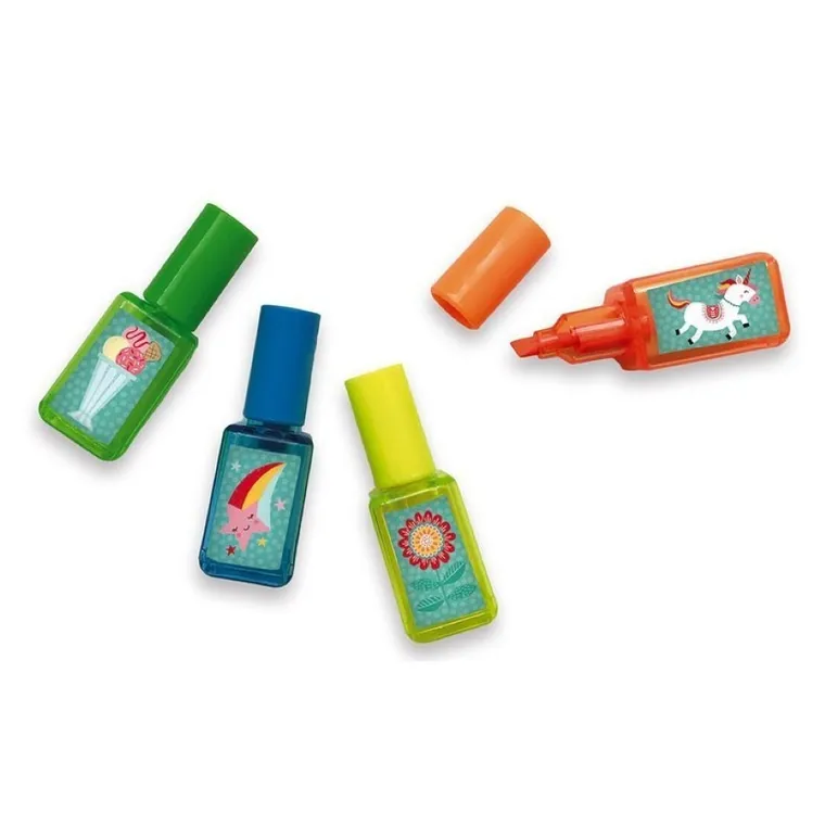 Janod, zestaw zakreślaczy, jednorożec, 4 szt.