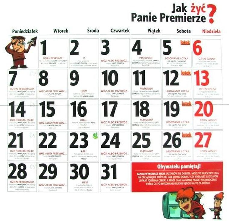 Jawa, Jak żyć Panie Premierze, gra planszowa