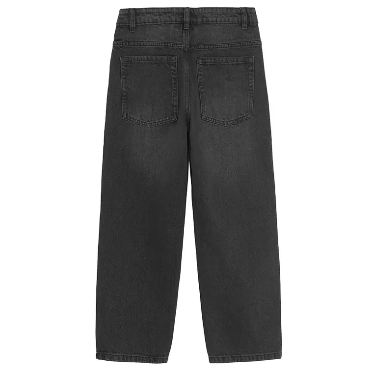 Jeansowe spodnie loose z luźną nogawką Cool Club