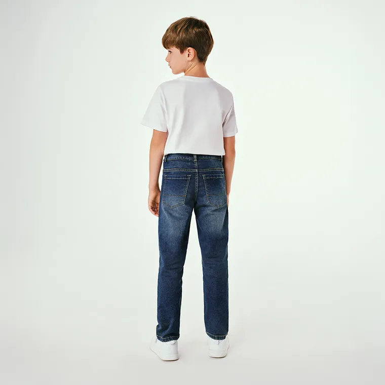 Jeansowe spodnie relaxed o luźnym kroju Cool Club