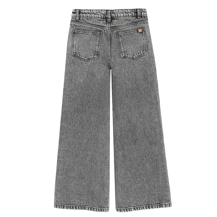 Jeansowe spodnie z regulacją o kroju wide leg, Cool Club