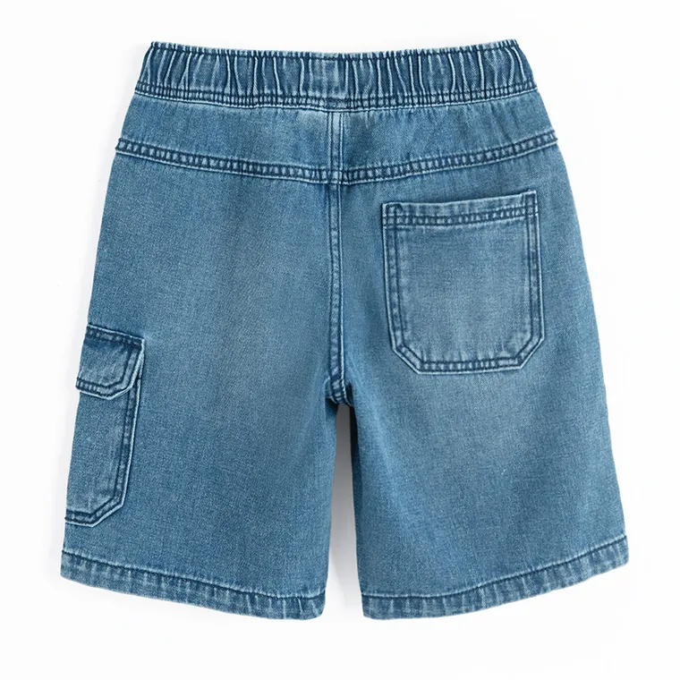 Jeansowe szorty relaxed z regulacją Cool Club