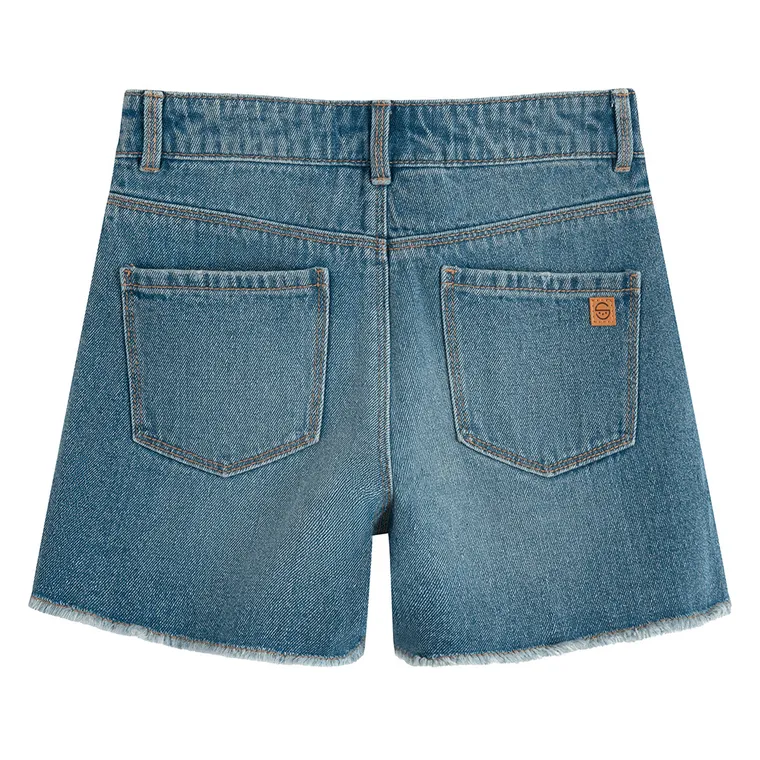 Jeansowe szorty z ciemnego denimu Cool Club