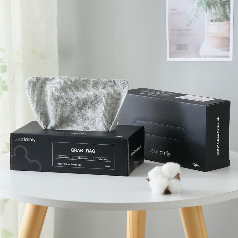 Jednorazowe ściereczki z mikrofibry do użytku domowego, 20 szt.