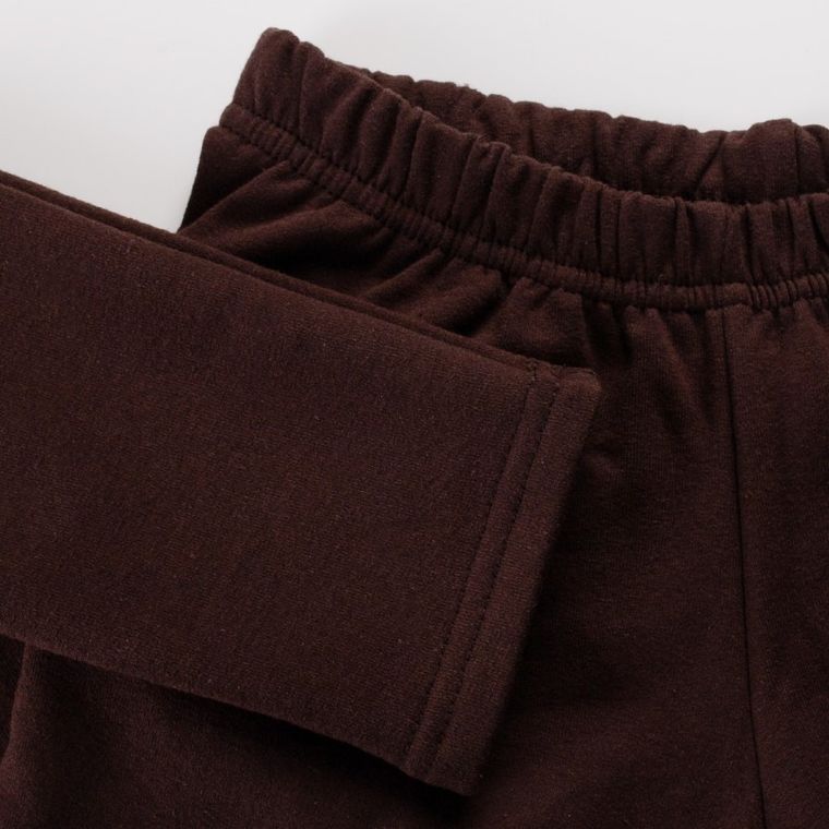 Jegginsy dziewczęce, ocieplane, brązowe, Tup Tup