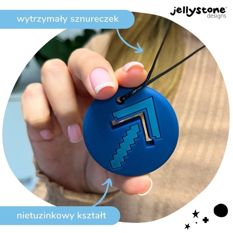 Jellystone Designs, Strzałka, wisiorek antystresowy, granatowy